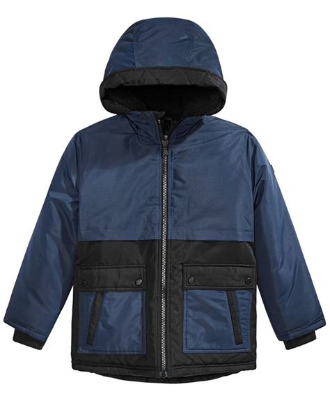 michael kors snorkel fur trimmed coat boys|Michael Kors Little Boys Snorkel Parka with Faux.